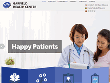Tablet Screenshot of garfieldhealthcenter.org